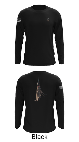 Long Sleeve Performance Shirt, Mals K9, Army, Teamtime, Team time, sublimation, custom sports apparel, team uniforms, spirit wear, spiritwear, sports uniforms, custom shirts, team store, custom team store, fundraiser sports, apparel fundraiser