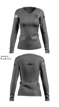 Strike Eagle Keeper Women's Long Sleeve V-neck Shirt - 1