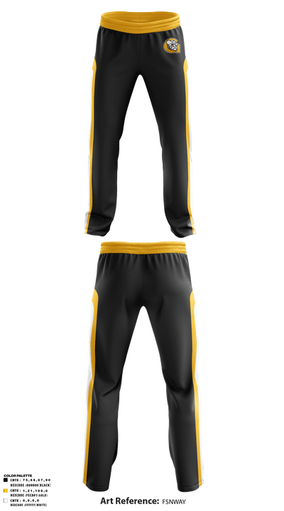 Grant Middle School Girls Basketball 48570984 Sweatpants - 1
