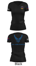 4th Component Maintenance Squadron 36168944 Women's Short Sleeve V-neck Shirt - 28
