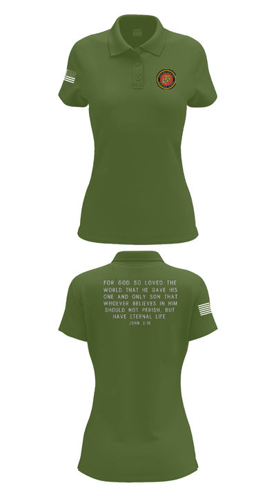 O311 60361222 Women's Short Sleeve Performance Polo  - 55