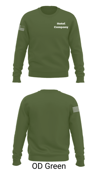 Crew Neck Sweatshirt, Hotel Company, Marines, Teamtime, Team time, sublimation, custom sports apparel, team uniforms, spirit wear, spiritwear, sports uniforms, custom shirts, team store, custom team store, fundraiser sports, apparel fundraiser