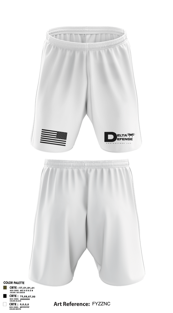 Athletic Shorts With Pockets, Delta Defense Unit, Police, Teamtime, Team time, sublimation, custom sports apparel, team uniforms, spirit wear, spiritwear, sports uniforms, custom shirts, team store, custom team store, fundraiser sports, apparel fundraiser