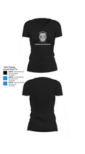 San Marcos Police Mounted Unit 48191371 Women's Short Sleeve V-neck Shirt - 23