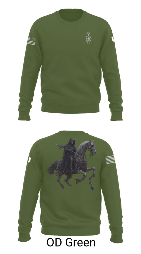 Crew Neck Sweatshirt, Longknife, Army, Teamtime, Team time, sublimation, custom sports apparel, team uniforms, spirit wear, spiritwear, sports uniforms, custom shirts, team store, custom team store, fundraiser sports, apparel fundraiser