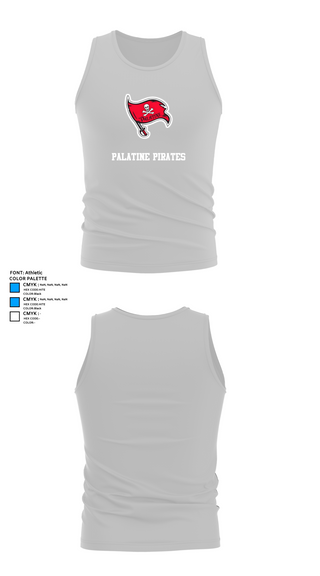 Tank Top, Palatine pirates, Baseball, Teamtime, Team time, sublimation, custom sports apparel, team uniforms, spirit wear, spiritwear, sports uniforms, custom shirts, team store, custom team store, fundraiser sports, apparel fundraiser