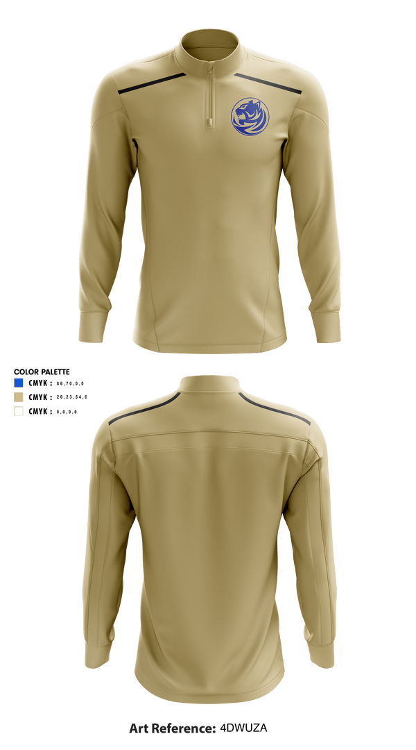 Quarter Zip Jacket, Bradwell Institute Volleyball, Women's Volleyball, Teamtime, Team time, sublimation, custom sports apparel, team uniforms, spirit wear, spiritwear, sports uniforms, custom shirts, team store, custom team store, fundraiser sports, apparel fundraiser
