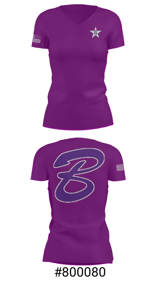 Women's Short Sleeve Vneck Shirt, Bottineau High School, Spirit Store, Teamtime, Team time, sublimation, custom sports apparel, team uniforms, spirit wear, spiritwear, sports uniforms, custom shirts, team store, custom team store, fundraiser sports, apparel fundraiser