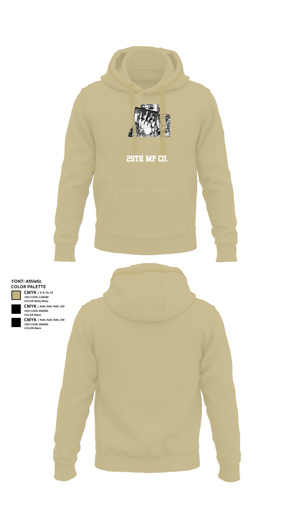 Hoodie, 29th MP CO., Fire Department, Teamtime, Team time, sublimation, custom sports apparel, team uniforms, spirit wear, spiritwear, sports uniforms, custom shirts, team store, custom team store, fundraiser sports, apparel fundraiser