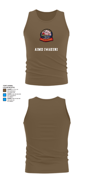 Tank Top, AIMD IWAKUNI, Navy, Teamtime, Team time, sublimation, custom sports apparel, team uniforms, spirit wear, spiritwear, sports uniforms, custom shirts, team store, custom team store, fundraiser sports, apparel fundraiser