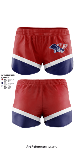 Womens Shorts, Red Land High School Cheer, Cheer, Teamtime, Team time, sublimation, custom sports apparel, team uniforms, spirit wear, spiritwear, sports uniforms, custom shirts, team store, custom team store, fundraiser sports, apparel fundraiser