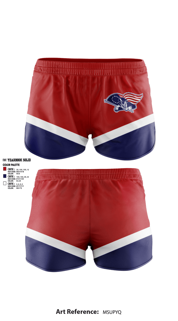 Womens Shorts, Red Land High School Cheer, Cheer, Teamtime, Team time, sublimation, custom sports apparel, team uniforms, spirit wear, spiritwear, sports uniforms, custom shirts, team store, custom team store, fundraiser sports, apparel fundraiser