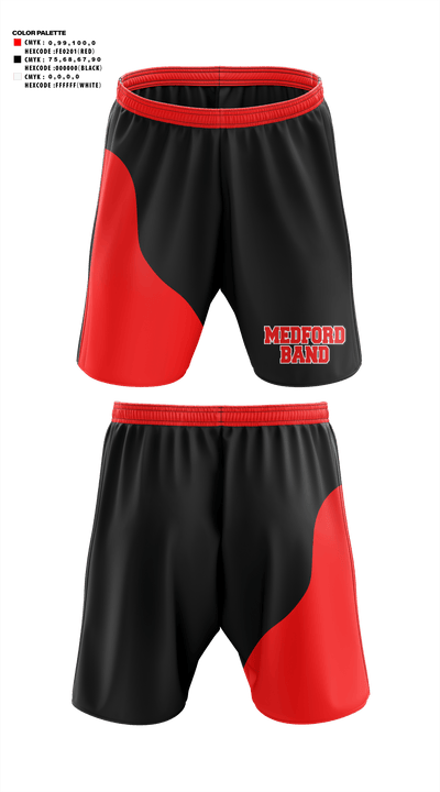 Medford Area Senior High School Band 54149175 Athletic Shorts With Pockets - 41