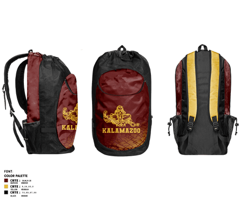 Gear Bag, Kalamazoo Central High School Wrestling, Wrestling, Teamtime, Team time, sublimation, custom sports apparel, team uniforms, spirit wear, spiritwear, sports uniforms, custom shirts, team store, custom team store, fundraiser sports, apparel fundraiser