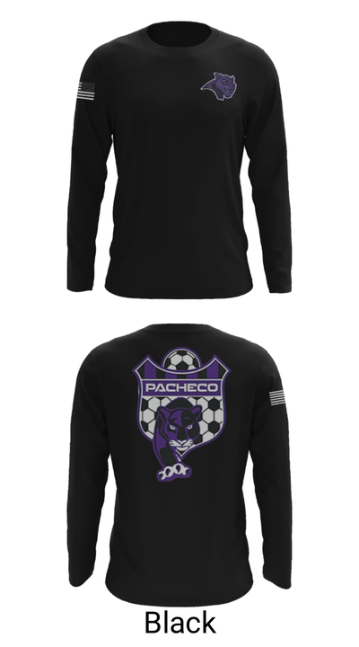 Pacheco High School Soccer 65224037 Long Sleeve Performance Shirt - 26