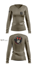 Mals-26 40140033 Women's Long Sleeve V-neck Shirt -1 2