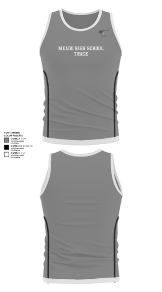 Tank Top, Meade High School Track, Track & Field, Teamtime, Team time, sublimation, custom sports apparel, team uniforms, spirit wear, spiritwear, sports uniforms, custom shirts, team store, custom team store, fundraiser sports, apparel fundraiser