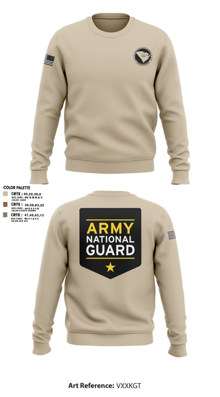 Crew Neck Sweatshirt, , National Guard, Teamtime, Team time, sublimation, custom sports apparel, team uniforms, spirit wear, spiritwear, sports uniforms, custom shirts, team store, custom team store, fundraiser sports, apparel fundraiser