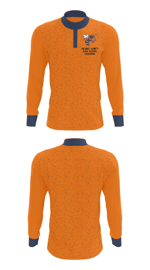Quarter Zip Jacket, Orange County High School Lacrosse, Men's Lacrosse, Teamtime, Team time, sublimation, custom sports apparel, team uniforms, spirit wear, spiritwear, sports uniforms, custom shirts, team store, custom team store, fundraiser sports, apparel fundraiser