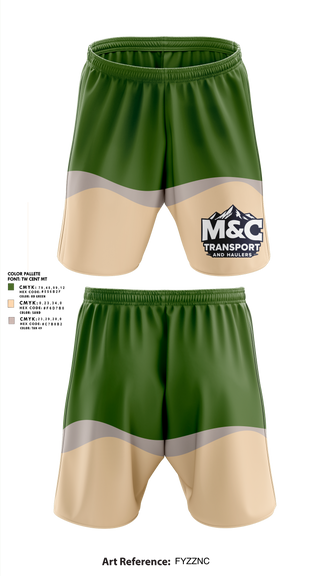Athletic Shorts With Pockets, M&C transport and hauling, , Teamtime, Team time, sublimation, custom sports apparel, team uniforms, spirit wear, spiritwear, sports uniforms, custom shirts, team store, custom team store, fundraiser sports, apparel fundraiser