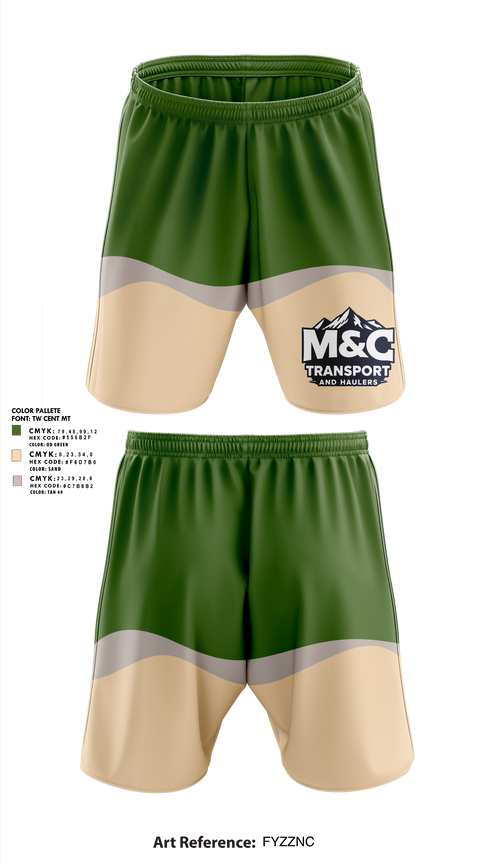 Athletic Shorts With Pockets, M&C transport and hauling, , Teamtime, Team time, sublimation, custom sports apparel, team uniforms, spirit wear, spiritwear, sports uniforms, custom shirts, team store, custom team store, fundraiser sports, apparel fundraiser