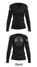 35th COMMS 55833668 Women's Long Sleeve V-neck Shirt - 37