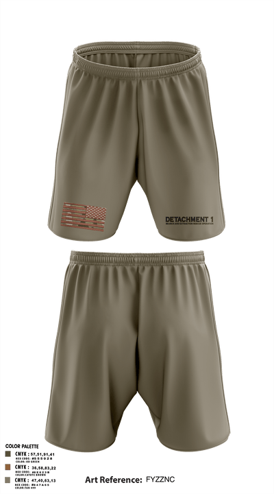 Detachment 1 27221981 Athletic Shorts With Pockets - 3