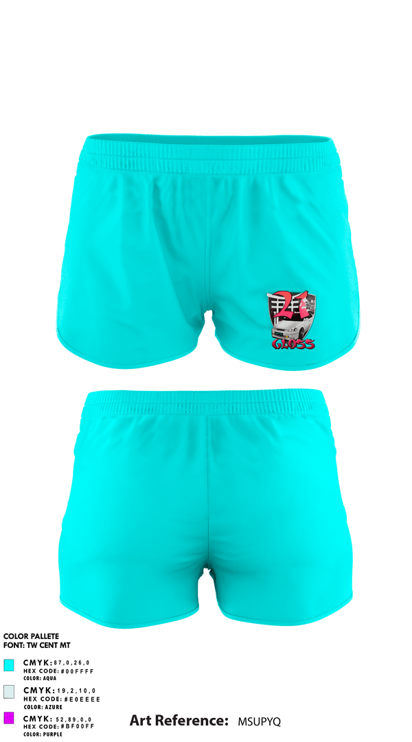 Womens Shorts, Gloss TwentyOne, , Teamtime, Team time, sublimation, custom sports apparel, team uniforms, spirit wear, spiritwear, sports uniforms, custom shirts, team store, custom team store, fundraiser sports, apparel fundraiser
