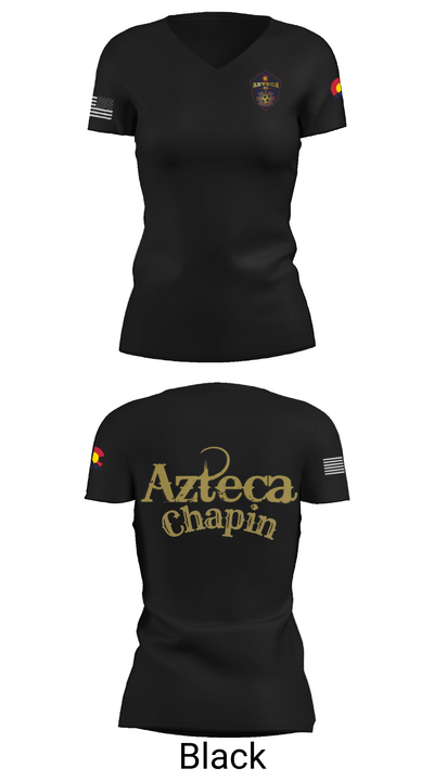 Azteca FC 18837514 Women's Short Sleeve V-neck Shirt - 37