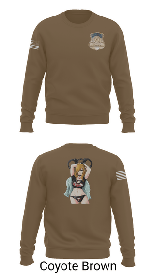 Crew Neck Sweatshirt, US. Pentagon Force Protection Agency CounterintelligenceMARDET Fort Leonard Wood (FLW) DoD Interservice Non-Lethal Individual Weapons Instructor's Course Fort Leonard Wood Basic Military Police School House, Police, Teamtime, Team time, sublimation, custom sports apparel, team uniforms, spirit wear, spiritwear, sports uniforms, custom shirts, team store, custom team store, fundraiser sports, apparel fundraiser