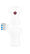 Calhoun County High School Cross Country 14080090 Women's Short Sleeve V-neck Shirt - 18