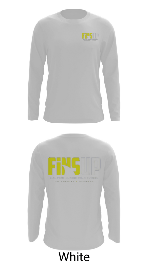 Long Sleeve Performance Shirt, Dauphin Fins, Football, Teamtime, Team time, sublimation, custom sports apparel, team uniforms, spirit wear, spiritwear, sports uniforms, custom shirts, team store, custom team store, fundraiser sports, apparel fundraiser