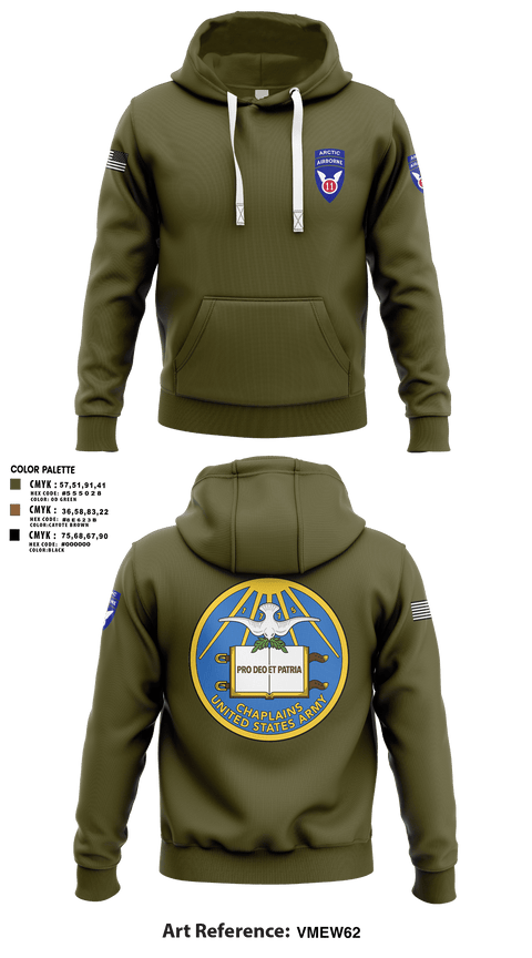Hoodie, 11th Infantry Division (ABN), Army, Teamtime, Team time, sublimation, custom sports apparel, team uniforms, spirit wear, spiritwear, sports uniforms, custom shirts, team store, custom team store, fundraiser sports, apparel fundraiser