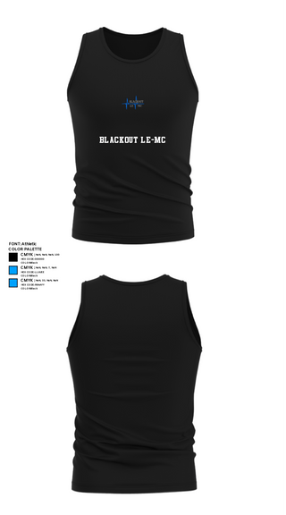 Tank Top, BLACKOUT LE-MC, , Teamtime, Team time, sublimation, custom sports apparel, team uniforms, spirit wear, spiritwear, sports uniforms, custom shirts, team store, custom team store, fundraiser sports, apparel fundraiser