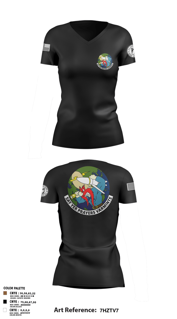 Womens Short Sleeve Vneck Shirt, 20th Intelligence Squadron, Air Force, Teamtime, Team time, sublimation, custom sports apparel, team uniforms, spirit wear, spiritwear, sports uniforms, custom shirts, team store, custom team store, fundraiser sports, apparel fundraiser