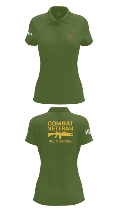 33rd Infantry 79937532 Women's Short Sleeve Performance Polo  - 55
