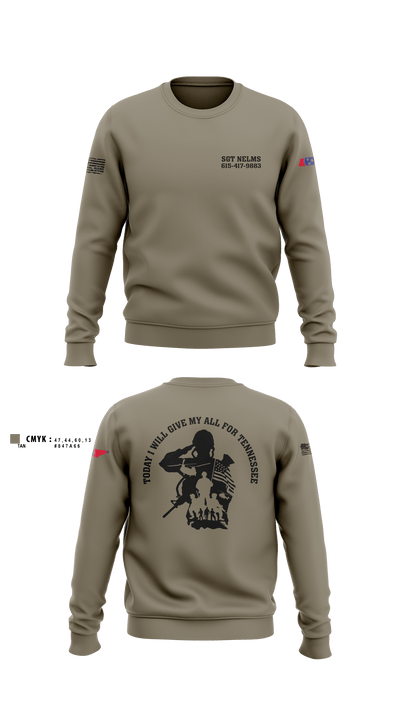 SGT Nelms 78775888 Crew Neck Sweatshirt - 4