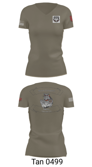 Women's Short Sleeve Vneck Shirt, 16TH ordnance Bravo Company, , Teamtime, Team time, sublimation, custom sports apparel, team uniforms, spirit wear, spiritwear, sports uniforms, custom shirts, team store, custom team store, fundraiser sports, apparel fundraiser