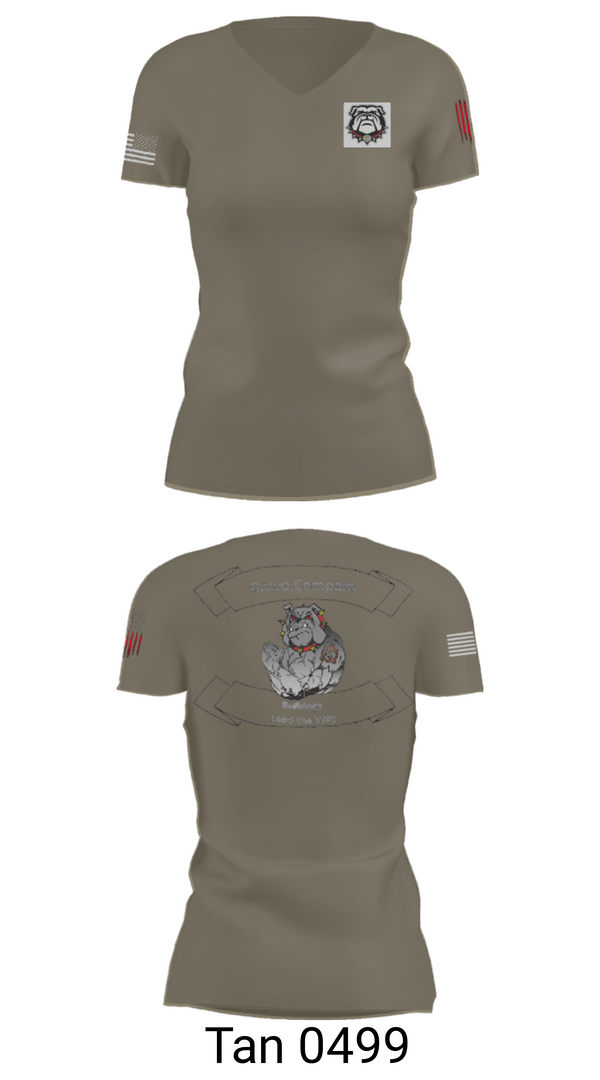 Women's Short Sleeve Vneck Shirt, 16TH ordnance Bravo Company, , Teamtime, Team time, sublimation, custom sports apparel, team uniforms, spirit wear, spiritwear, sports uniforms, custom shirts, team store, custom team store, fundraiser sports, apparel fundraiser