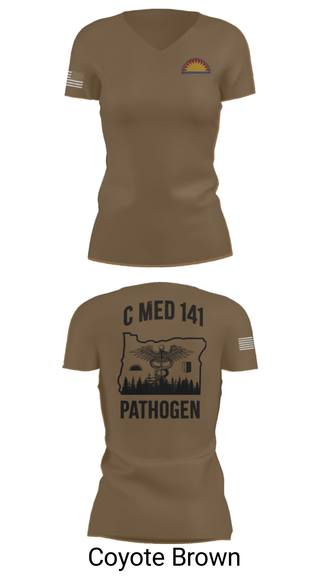 Womens Short Sleeve Vneck Shirt, C Med, National Guard, Teamtime, Team time, sublimation, custom sports apparel, team uniforms, spirit wear, spiritwear, sports uniforms, custom shirts, team store, custom team store, fundraiser sports, apparel fundraiser