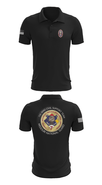 7th CST 5552337 Short Sleeve Performance Polo - 27