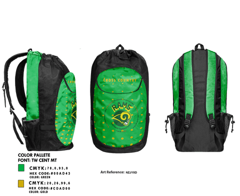 Gear Bag, Southwick-Tolland Regional High School Cross Country, Cross Country, Teamtime, Team time, sublimation, custom sports apparel, team uniforms, spirit wear, spiritwear, sports uniforms, custom shirts, team store, custom team store, fundraiser sports, apparel fundraiser