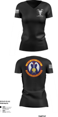 23 FSS823 Base Defense SquadronTask Force Joker 68161366 Women's Short Sleeve V-neck Shirt - 201