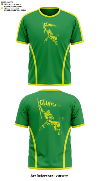 Short Sleeve Performance Shirt, Clinton High School Golf, Golf, Teamtime, Team time, sublimation, custom sports apparel, team uniforms, spirit wear, spiritwear, sports uniforms, custom shirts, team store, custom team store, fundraiser sports, apparel fundraiser
