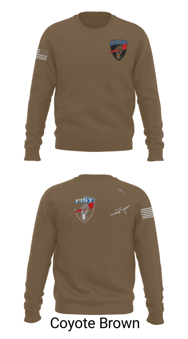 Crew Neck Sweatshirt, 3-172 FiST, Army, Teamtime, Team time, sublimation, custom sports apparel, team uniforms, spirit wear, spiritwear, sports uniforms, custom shirts, team store, custom team store, fundraiser sports, apparel fundraiser