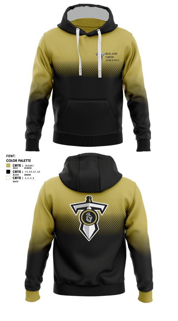 Hoodie, Roland Grise Athletics, Spirit Store, Teamtime, Team time, sublimation, custom sports apparel, team uniforms, spirit wear, spiritwear, sports uniforms, custom shirts, team store, custom team store, fundraiser sports, apparel fundraiser