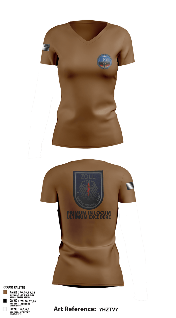 Womens Short Sleeve Vneck Shirt, Bravo Medics Zoll, Police, Teamtime, Team time, sublimation, custom sports apparel, team uniforms, spirit wear, spiritwear, sports uniforms, custom shirts, team store, custom team store, fundraiser sports, apparel fundraiser