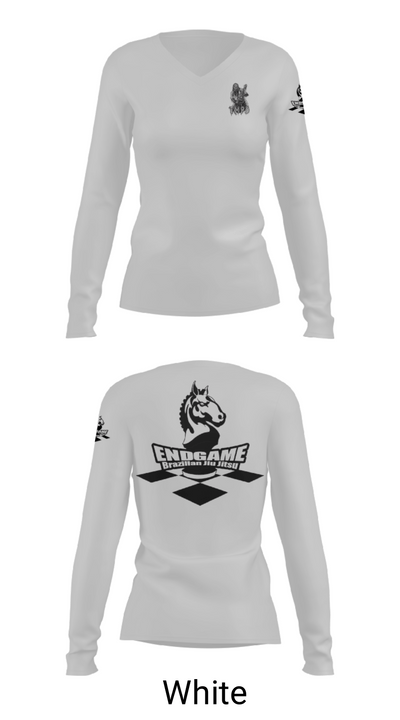 TMPD 67251567 Women's Long Sleeve V-neck Shirt - 16