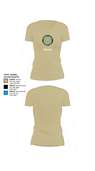 Women's Short Sleeve Vneck Shirt, BSO Explorers, Police, Teamtime, Team time, sublimation, custom sports apparel, team uniforms, spirit wear, spiritwear, sports uniforms, custom shirts, team store, custom team store, fundraiser sports, apparel fundraiser