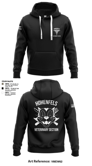 Hoodie, Hohenfels VTFHohenfels Veterinary Section, Army, Teamtime, Team time, sublimation, custom sports apparel, team uniforms, spirit wear, spiritwear, sports uniforms, custom shirts, team store, custom team store, fundraiser sports, apparel fundraiser